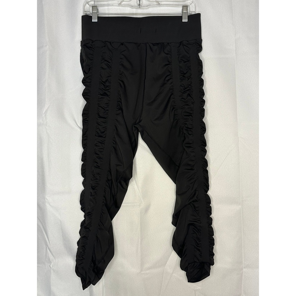 Skinnify Resistance Band Leggings Black Ruched Compression Sculpting 30x30